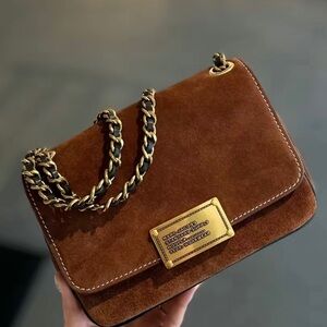 Marc jacobs suede plaza shoulder bag -